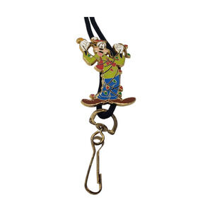 VTG LE Disneyland Goofy Christmas Lights Cast Exclusive Lanyard ID Holder 2002